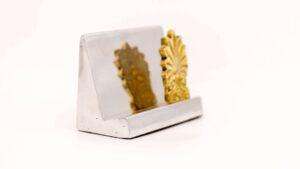 Καρτοθήκη σε αλουμίνιο και μπρούτζο - Image 2